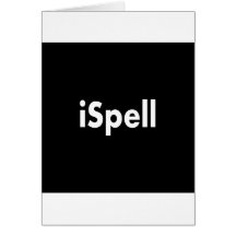 iSpell Greeting Card