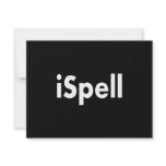 iSpell invitations