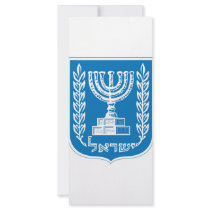 israel_armoiries coat of arm. custom rack card