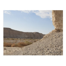 Israel, Dead Sea, desert landscape Postcard