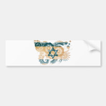 Israel Flag Bumper Sticker