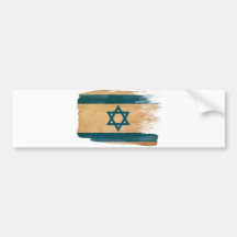 Israel Flag Bumper Stickers