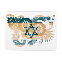 Israel Flag Rectangle Magnet