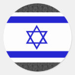 Israel Flag Round Sticker