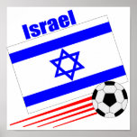 Israel Soccer Team Poster