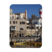 Israel, Tel Aviv, Jaffa, Jaffa Old Port Flexible Magnets