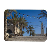 Israel, Tel Aviv, Jaffa, stairs, Old Jaffa Flexible Magnet