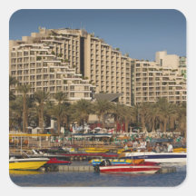 Israel, The Negev, Eilat, Red Sea beachfront 3 Stickers