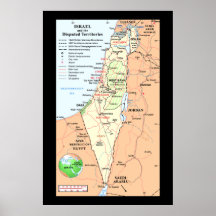 Israel - Understanding The Boundary Disputes Posters