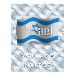 Israel Waving Flag Invitation