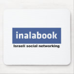 israeli facebook - inalabook mouse pads