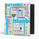 Istanbul turkish typography photo album binder