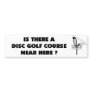 istherebumper bumper sticker