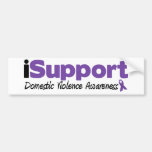 iSupport Domestic Violence Awareness Bumper Stickers
