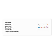 Isupportsmalltownsintegritybusinesscard Business Card