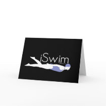 iswim - Female Greeting Cards