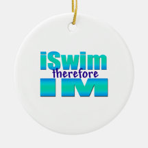 iSwim therefore IM Christmas Tree Ornament
