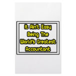 It Aint' Easy...World's Greatest Accountant stationery