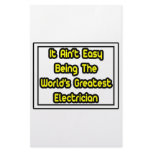 It Aint' Easy...World's Greatest Electrician stationery