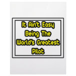 It Aint' Easy...World's Greatest Pilot Custom Letterhead