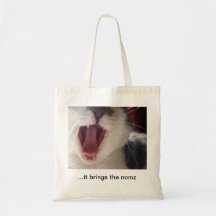 ...it brings the nomz - tote bag