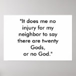 "It does me no injury Print