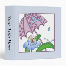 It Feels Like Raindrops Vinyl Binder