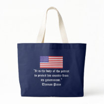 "It is the duty of the patriot... Canvas Bag
