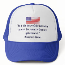 "It is the duty of the patriot... Mesh Hats