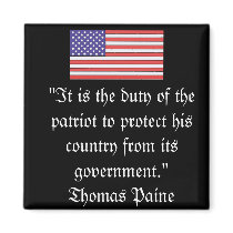 "It is the duty of the patriot... Magnets