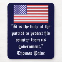 "It is the duty of the patriot... Mousepads
