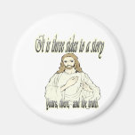 It is three sides to a story refrigerator magnets