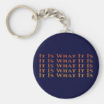 It Is What It Is Gifts Keychains