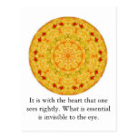 It is with the heart that one sees rightly...... post cards
