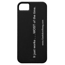 It just works iPhone 5 case (black)