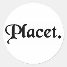 It pleases. round stickers