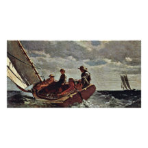It Refreshes By Homer Winslow (Best Quality) Custom Photo Card