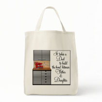 It Takes A Dad (3) Canvas Bags