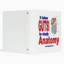 It Takes GUTS to Study Anatomy Vinyl Binders