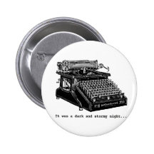 It was a Dark and Stormy Night Pinback Buttons