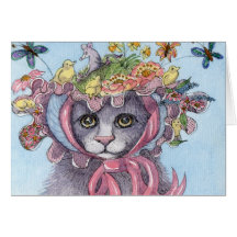 It was her Easter bonnet entry Greeting Cards