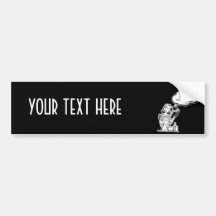It Was The Wife With The Butcher Knife Bumper Stickers