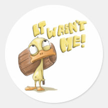 IT Wasn't ME ! - Sticker Autocollants