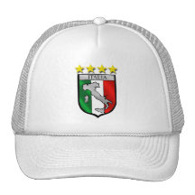 italia 4 stars world champions soccer gifts mesh hats