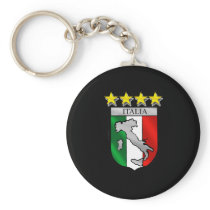 italia 4 stars world champions soccer gifts keychain