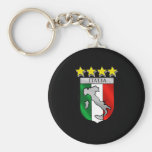 italia 4 stars world champions soccer gifts keychain