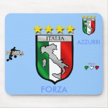 italia 4 stars world champions soccer gifts mousepad
