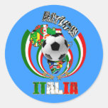 Italia Africa Soccer Italy flag Soccer Ball Gifts Stickers
