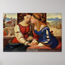 Italia And Germania By Overbeck Friedrich Posters