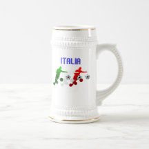 Italia Calcio Bend It Soccer Player Italy flag Mug